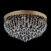 Lampada Accuto 8 Light Premium Crystal Ceiling Light - Gold