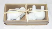 BIA Cordon Bleu White Elephant Salt & Pepper Shakers - NEW in Box