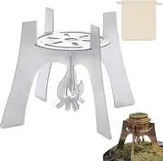 Stove Stand,Portable Camp Stove Stand - Stove, Foldable Camping Backpacking Stove Stand, Pot Stand for Hiking, Camping,