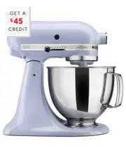 KitchenAid Artisan Series 5qt Lavender Tilt-Back Head Stand Mixer with $45 Credit