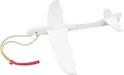 AKOOSY Foam Rubber Airplane for Kids: DIY Blank Glider Plane Model Hand-Painted Toy Paint Your Own Craft for and Family Bonding