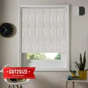 28mm Room Darkening Roller Blinds Window Sunshade Curtains Polyester 220cm Drop