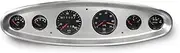 Lokar BDI-9126 3-3/8" 6 Gauge Polished Classic Instrument Dash Insert