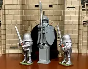 Playmobil Knights Templars Crusades Custom Made-Gothic Knights & Medieval Statue