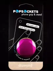 PopSockets Premium Diamond Pink Metallic Magenta PopSocket Pop Socket PopGrip
