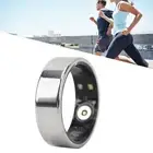 (22)Smart Health Ring Sleep Temperature Steps Monitoring 18mah Lightweight GR