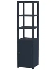 Butler Specialty Company Lark 3- Tier 1 Door Narrow Bookcase Etagere