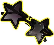 [Generic] Light up Star Glasses - Star Sunglasses Colorful Transparent Sunglasses,LED Light up Sunglasses, Anti-Glare Cute Transparent Color Glasses for Carnival Garden Festival