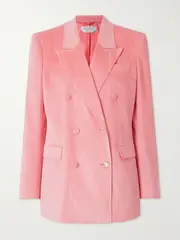 [Gabriela Hearst] Gabriela Hearst - Gavin Double-breasted Cotton-corduroy Blazer - Pink - IT40 IT 40 Pink