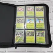 POKÉMON Surging Sparks Complete Base Card Set Holos & Reverse Holos And Binder
