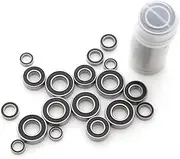 28X Black Rubber On Two Side Ball Bearing Sealed for ​Traxxas 4WD Sledge 1/8 RC Car