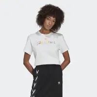 在飛比找PChome24h購物優惠-【ADIDAS】GRAPHIC TEE 女 短袖上衣-HK5