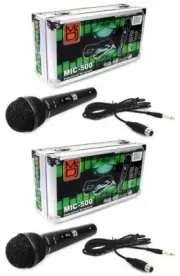 2 Mr. Dj MIC500 Professional Handheld Uni-Directional Dynamic Microphone