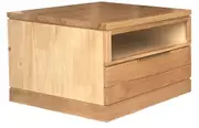 MD Malhouse Solid Timber Lamp Table with 1 Drawer & Niche