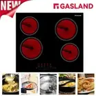 GASLAND 60CM Ceramic Cooktop 4 Zone Electric Kitchen Burner Stove Touch Control