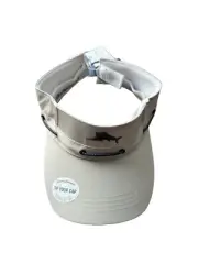 TOMMY BAHAMA TIP YOUR CAP Unisex Beige Adjustable Visor - OSFA