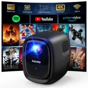[Auto Focus/1080p] Projector with WiFi and Bluetooth Auto Correction 1920*108...