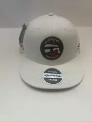 NEW TaylorMade White Iron Week Tour Issue Snapback Hat W/Tags P790