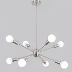 Sputnik Chandeliers 8 Light Brushed Nickel Modern Light Fixture Industrial Sputn