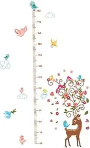 IWOWHERO Cartoon Decal Decal Removable Decals Cartoon Wall Sticker Measure Height Wall Sticker