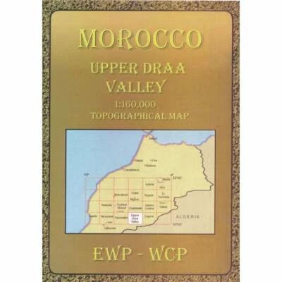 Morocco Upper Draa Valley Topographic Map