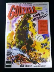 Godzilla NECA King of the Monsters 1956 color poster version. New In Box