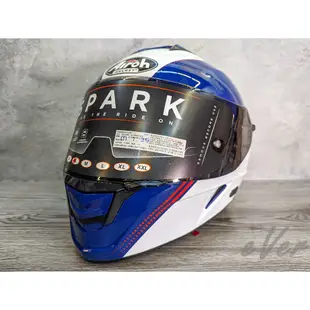 AIROH 義大利 SPARK 2 藍/白 全罩帽 安全帽 義大利品牌