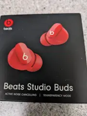 Beats Studio Buds, SEALED, True Wireless Noise Cancelling Earbuds - Red