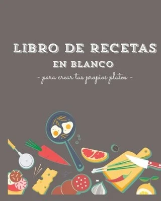 LIBRO DE RECETAS EN BLANCO. IDEAL PARA REGALAR. By Barcelover **BRAND NEW**