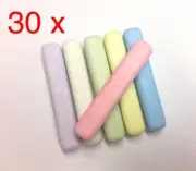 30 Colourful Large Jumbo Chalk Sticks - Art Craft Drawing - FREE POSTAGE