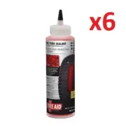 Box of 6 - Tire Aid Tire Sealant 24 Ounce Bottle