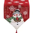 Christmas Table Runner Holiday Tablecloth Desktop Placemat for Dining Room Table