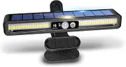 Harloon Clip On Solar Motion Lights Outdoor Waterproof, Solar Fence Lights Outside with 36 LED, 6000K Portable Solar Powered Security Light for Fence Garage Camping
