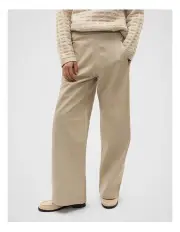 [Seed Heritage] Leather Elasticated Pant in Latte