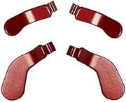 4 Pcs Elite Controller Paddles for Xbox Elite Controller Series 2,Metallic Interchangeable Paddles Hair Trigger Locks Replacement Parts for Xbox Elite Series 2 Core(Dull red)
