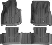 Compatible with Mazda CX-50 2023 2024 TPE Floor Mats and Cargo Liner, All Weather Floor Liners Trunk Mat TPE Heavy Duty WP Pad(3PCS Floor Mats)