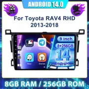 For Toyota RAV4 2013-2018 ✅8GB+256GB✅ Android 14 Car Stereo Car Play GPS SWC DSP