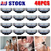 Up to48x Replacement Blades For Gillette MACH 3 Razor Shaver Trimmer Shaving NEW