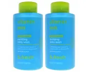 Vitamin Sea Purifying Body Wash by B.Tan for Unisex - 16 oz Body Wash - Pack of 2