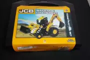 NIB JCB Backhoe Loader GT Construction Set 8+ 314 Pcs Steel w/ Tools & Case