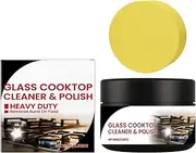 Glass Top Stove Cleaner - Induction Cooktops Cleaner Polish | Effective Heavy-Duty Degreaser with Protective Coating, Cleaning Tool for Removing Stubborn Scorch Stains Oil Film