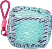 [Yardenfun] Organizer Bag Mesh and Zipper Travel Makeup Pouch Diaper Bag Small Storage Case for Headphones Cable Management Pouch