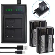 2pcs BP-511 BP-511A Battery + charger for Canon EOS 40D 50D 5D 20Da BP-512 BP522