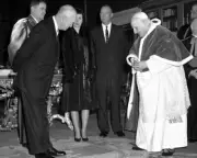 President Dwight Eisenhower and Pope John XXIII December. 6, 1959 Photo