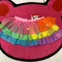 在飛比找蝦皮購物優惠-1/2童裝 滿版粉色蝴蝶結蓬蓬紗裙-100碼
