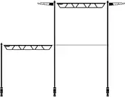 Outdoor Camping Rack - Tabletop Cookware Storage Rack,Portable Multi-Function Utensil Organizer For BBQ Grill Picnic Outdoor Travel Hiking Fishing