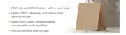 50-250pc X KRAFT Paper Carry Bag Takeaway Meal Flat/Twist/Diecut Handles 7 Sizes