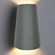 Outdoor LED Up/Down Wall Light S/M 11w in Dark Grey or Matt White Cone
