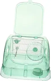 Hamster House Portable Cage Lightweight Small Pet Container for Hamsters Gerbils Chinchillas Indoor Pet Living Box Hideout