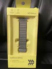 Nylon Apple Watch Band 42/44mm Determined Blue/Captivating Cream - All in Motion